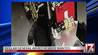 Rocky Mount police seek public’s help finding Dollar General armed robber