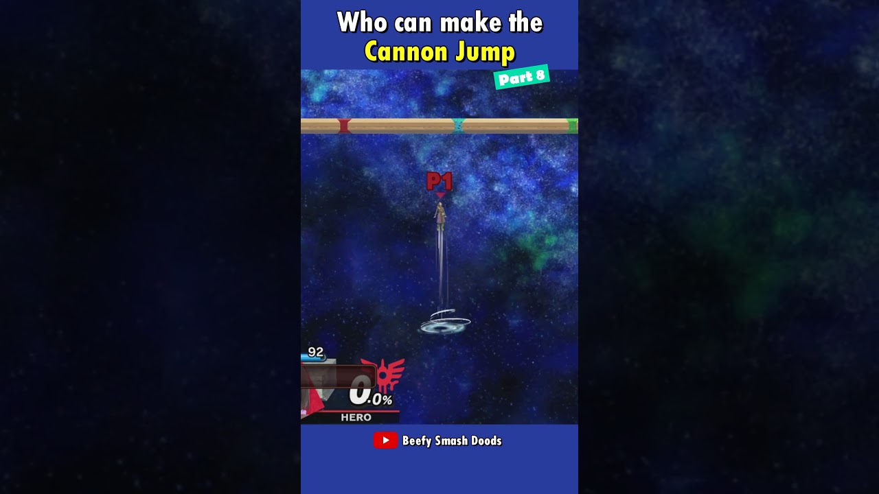 Who can make the Cannon Jump in Smash Ultimate? (Part 8)