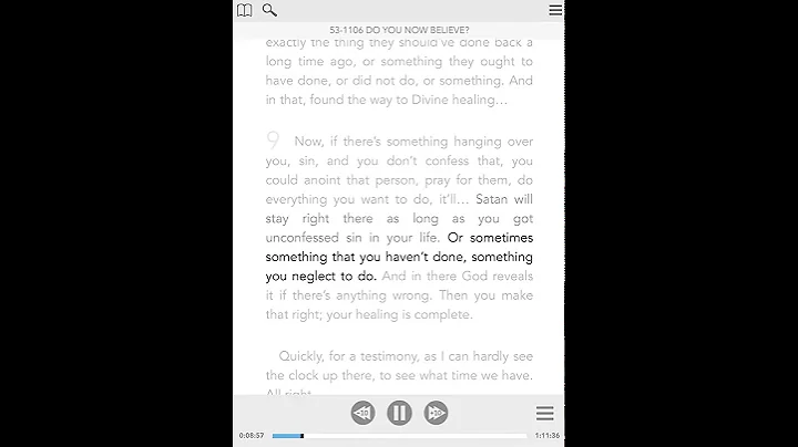 Satan’s Blackmail #2 - Healing Thoughts From The Sermon Of William Branham - Visual Read Along