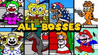 Super Mario Buys Bread All Bosses + Secret Ending - 4K