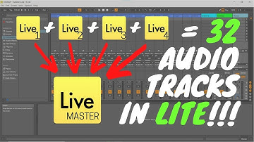 More AUDIO tracks Live lite! Combine ableton projects, stream audio to ableton