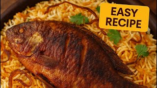 Epic Tilapia Fish Biryani Recipe | Authentic Whole Fish Biryani at Home 😋 with English Subtitles screenshot 4