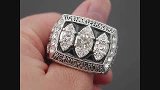 Oakland raiders nfl/afc football championship rings