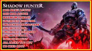 Shadow Hunter Mod APK v60.136.2.0 (Unlimited Shopping/Mod Menu/God Mod)