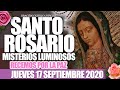 SANTO ROSARIO de Hoy Jueves 17 de Septiembre de 2020 MISTERIOS LUMINOSOS//VIRGEN MARÍA DE GUADALUPE