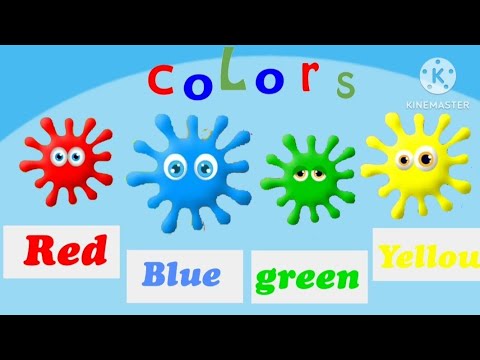 الألوان بالإنجليزي والعربي للأطفال Teaching Colors To Children
