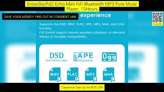 Snowsky/Fiio Echo Mini Hifi Bluetooth Mp3 Pure Music Player, 15Hours Playback, screenshot 4