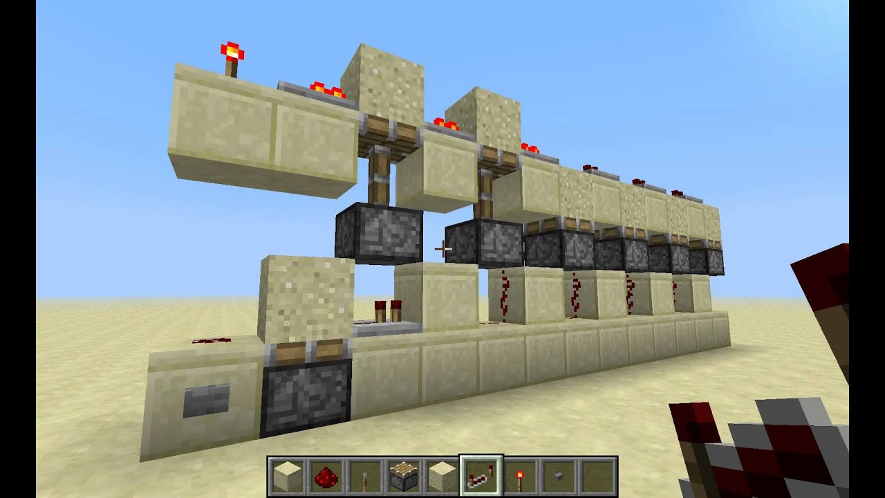 Minecraft tutoriel Comment faire un compteur - YouTube