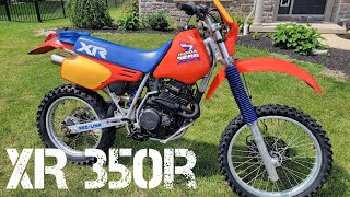 1985 Honda Xr 350R - Test Ride Review Cold Start Enduro Dirt Bike