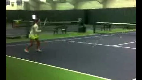 Rachel Holzman College Tennis Video