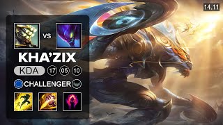 Kha'Zix vs Master Yi Jungle - EUW Challenger - Patch 14.11 Season 14