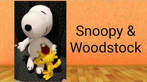 Get Your Cute Crocheted Snoopy & Woodstock on Etsy!