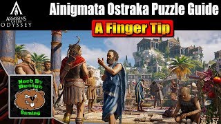 Assassin's Creed Odyssey - Ainigmata Ostraka Puzzle Solutions - A Finger Tip
