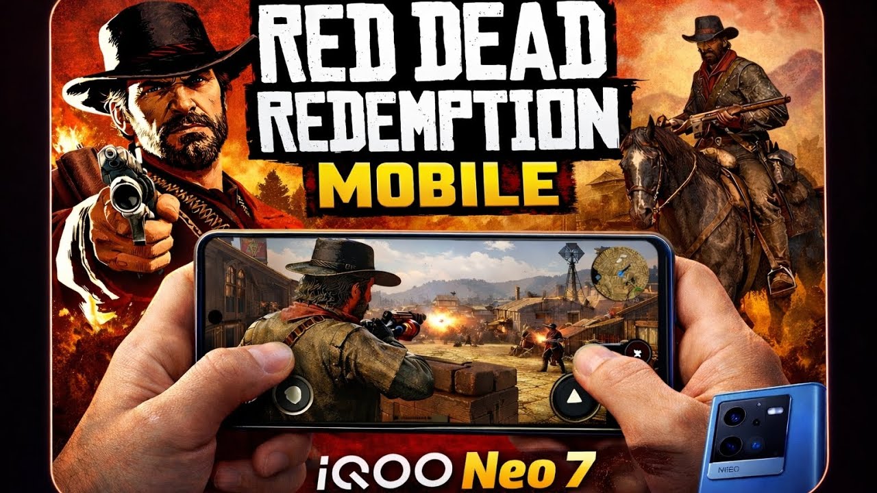 Red Dead Redemption на мобильных устройствах?! Тест IQOO Neo 7 | Дикий Запад в вашем кармане. Час...