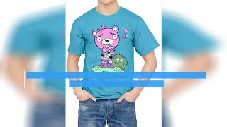 Fortnite Cuddle Leader Pink Bear Love Short Sleeve Men’s Shirt