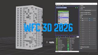 3D WFC Engine (2026 Edition)