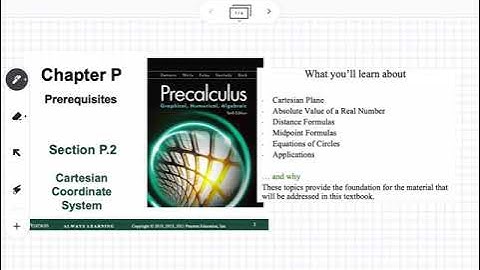 Cartesian Coordinate System (Section P.2)