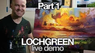 Live Oil Painting Tutorial: Lochgreen Part 1