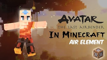 Avatar The Last Airbender In Minecraft (Commands) | Part 4 Air Bending