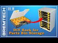 [21-B]  DIY Rack for Harbor Freight Plastic Parts Bin Storage