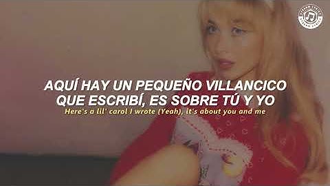 Thumbnail of Sabrina Carpenter - A Nonsense Christmas [español + lyrics]