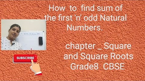 How  to  find  Sum  of  the  first 