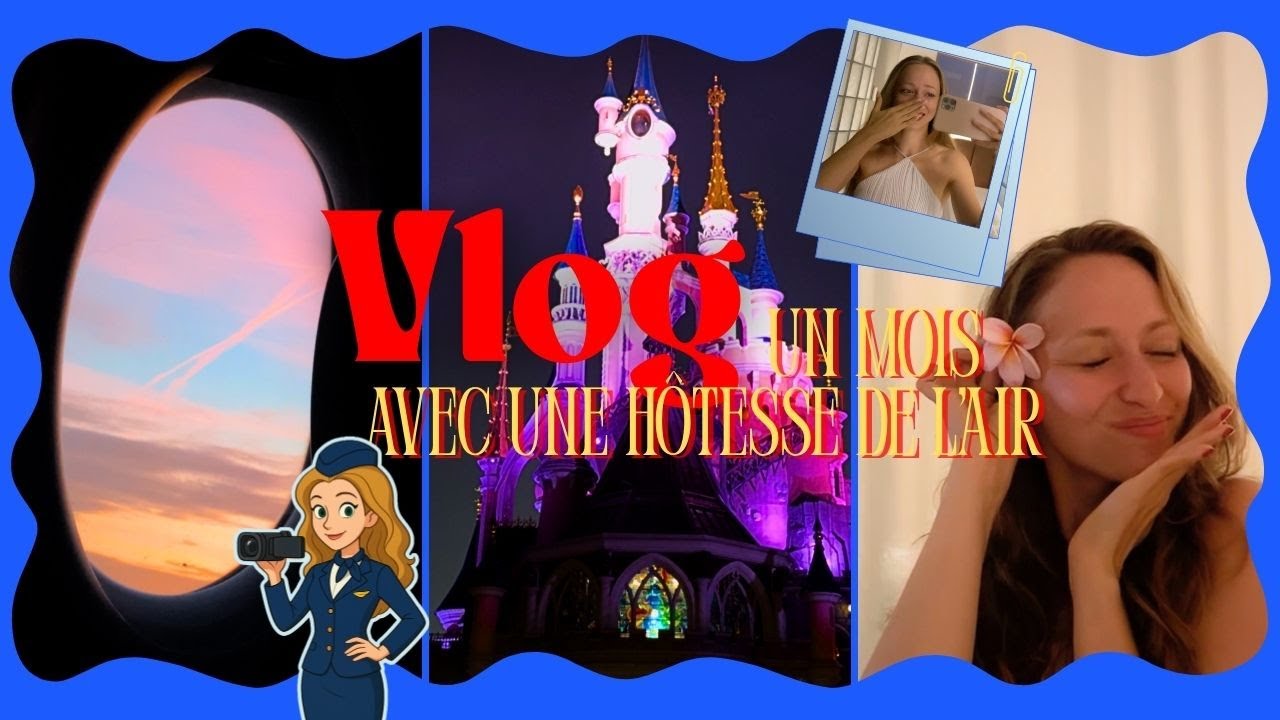 Vlog : La vie que mène une hôtesse de l'air - Novembre