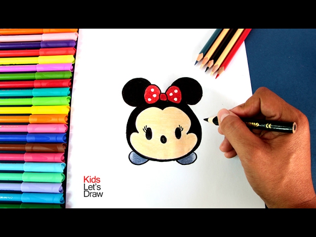 Cómo dibujar a Minnie Mouse Tsum Tsum - thptnganamst.edu.vn