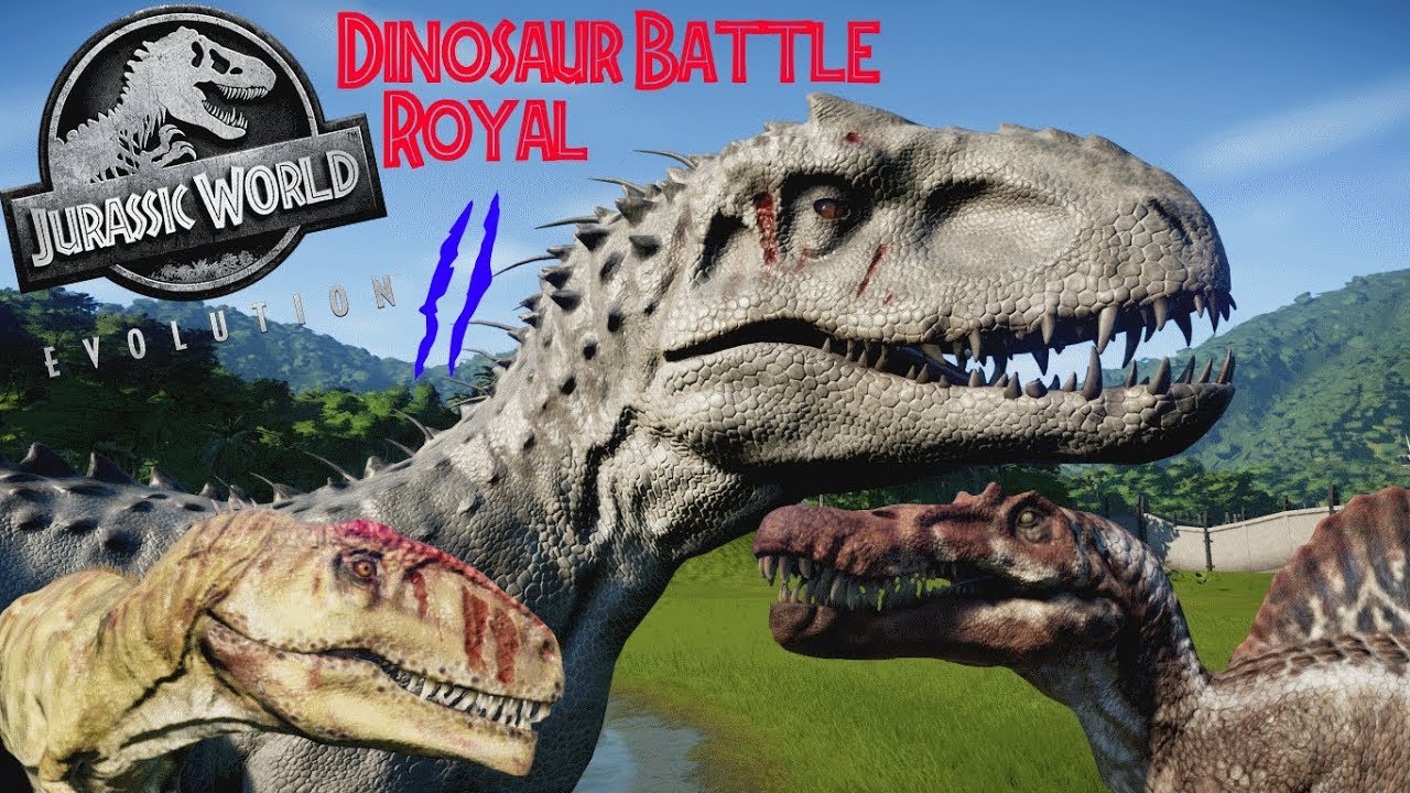 Jurassic World Evolution Dinosaur Battle Royal Final - YouTube