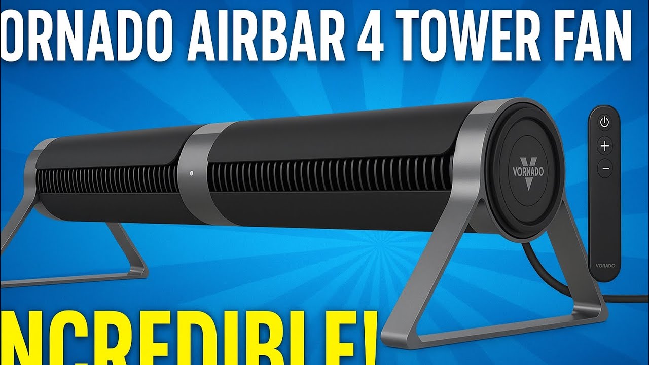 🌬️ Полный обзор башенного вентилятора Vornado Airbar 4!