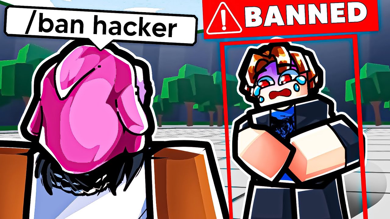 I Banned the DUMBEST HACKER in The Strongest Battlegrounds..