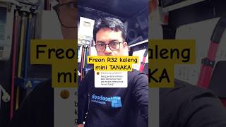 Freon R32 kaleng mini TANAKA #freon #refrigerant #freontanaka #isifreon #freonbocor #freonhabis #r32