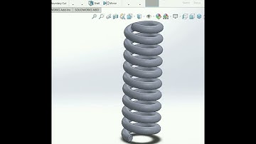 How To Design a Spring | Industrial design | |SolidWorks| |Mechanical | @DesignWithAjay
