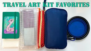 Travel Light: Mixed Media edition 🎨 Best art supplies for vacation. Watercolor, gouache, art toolkit