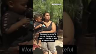Migrants share their stories as they wait to enter U.S. #shorts