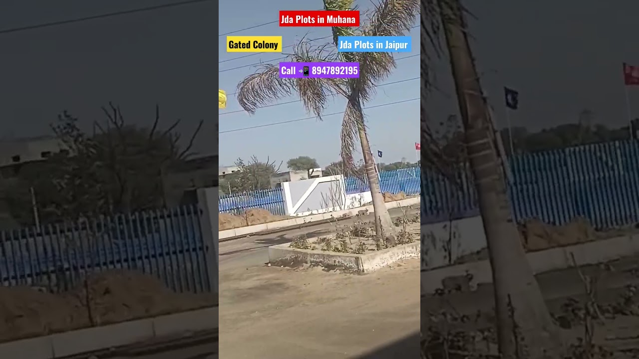 Jda Plots in Muhana / Gated Colony / Plot in Jaipur / Call 8947892195