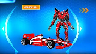 Robot Formula Car Game 2021: F1 Car Robot Transform - Android Gameplay screenshot 2