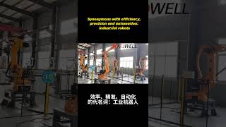 Synonymous with efficiency, precision and automation: industrial robots #automobile #machine