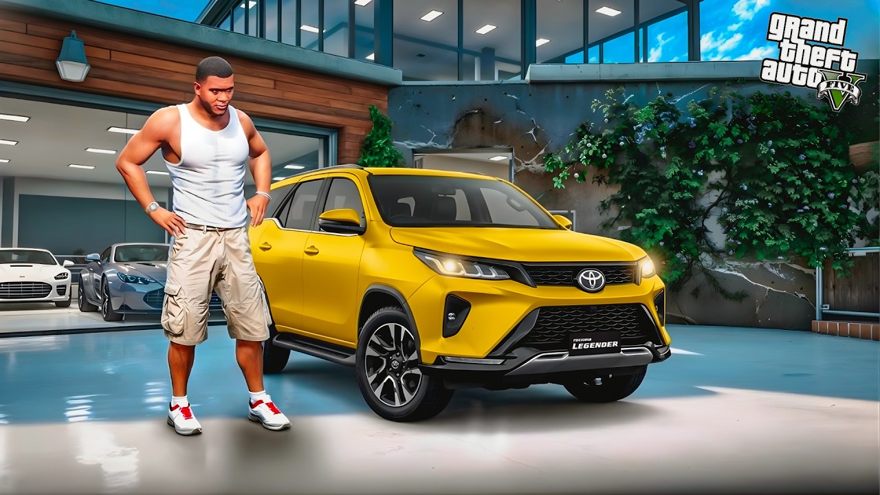 Franklin Imported A New Fortuner Legender😍 In Gta5 Malayalam