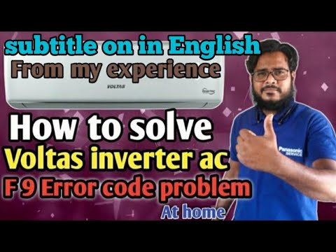 Voltas Inverter AC F9 Error Code Problem |
