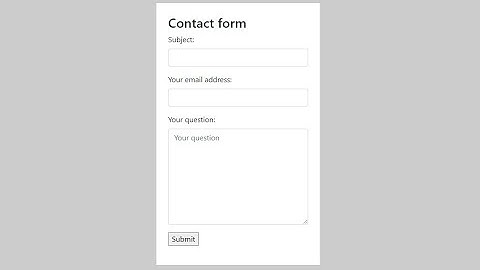 PHP Send an email through HTML (Contact) Form using PHPMailer