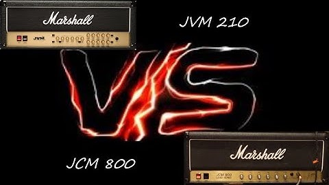 Marshall JVM 210 vs JCM 800 - Metal