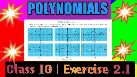 Class 10  Exercise 2.1 Zeroes from Graph in one second 😱🔥
