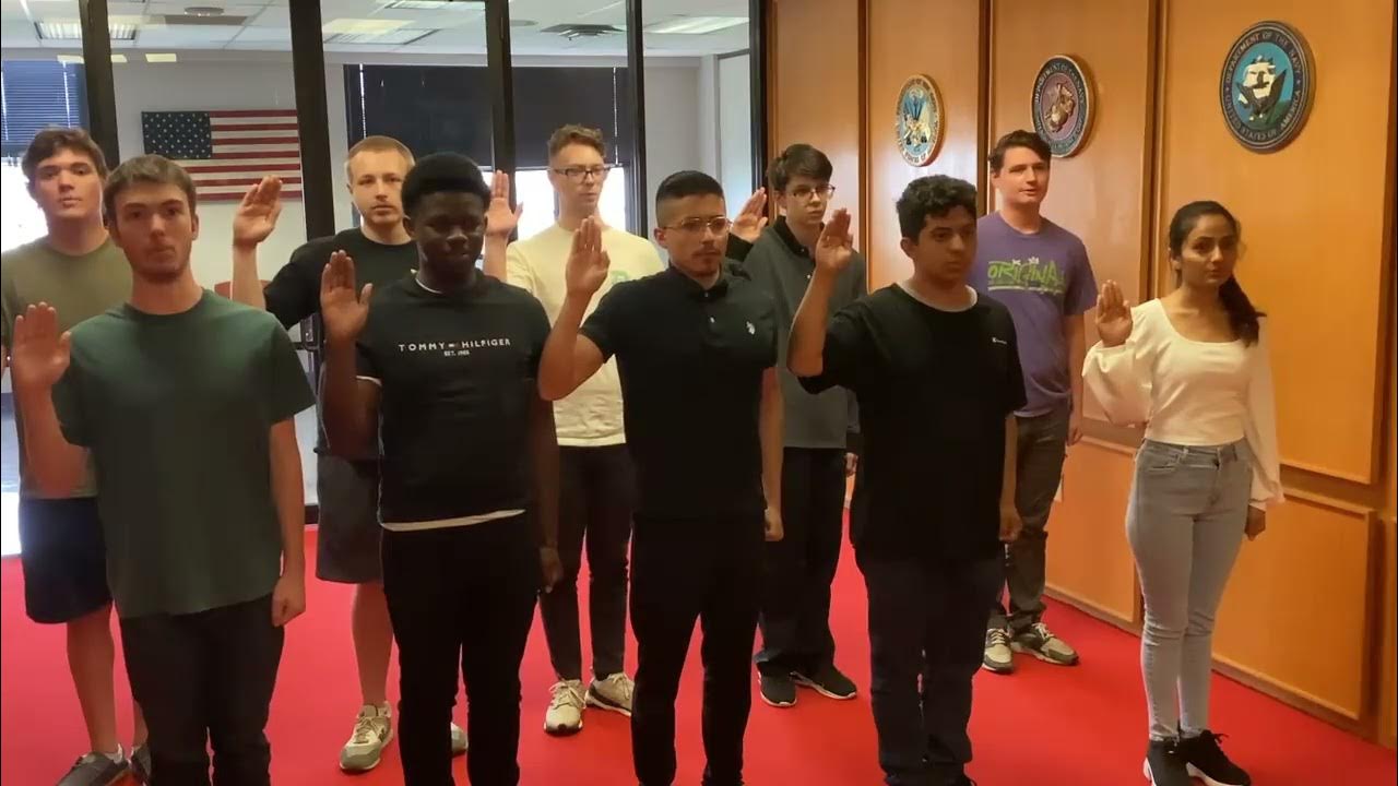 Dallas MEPS swear in ceremony YouTube