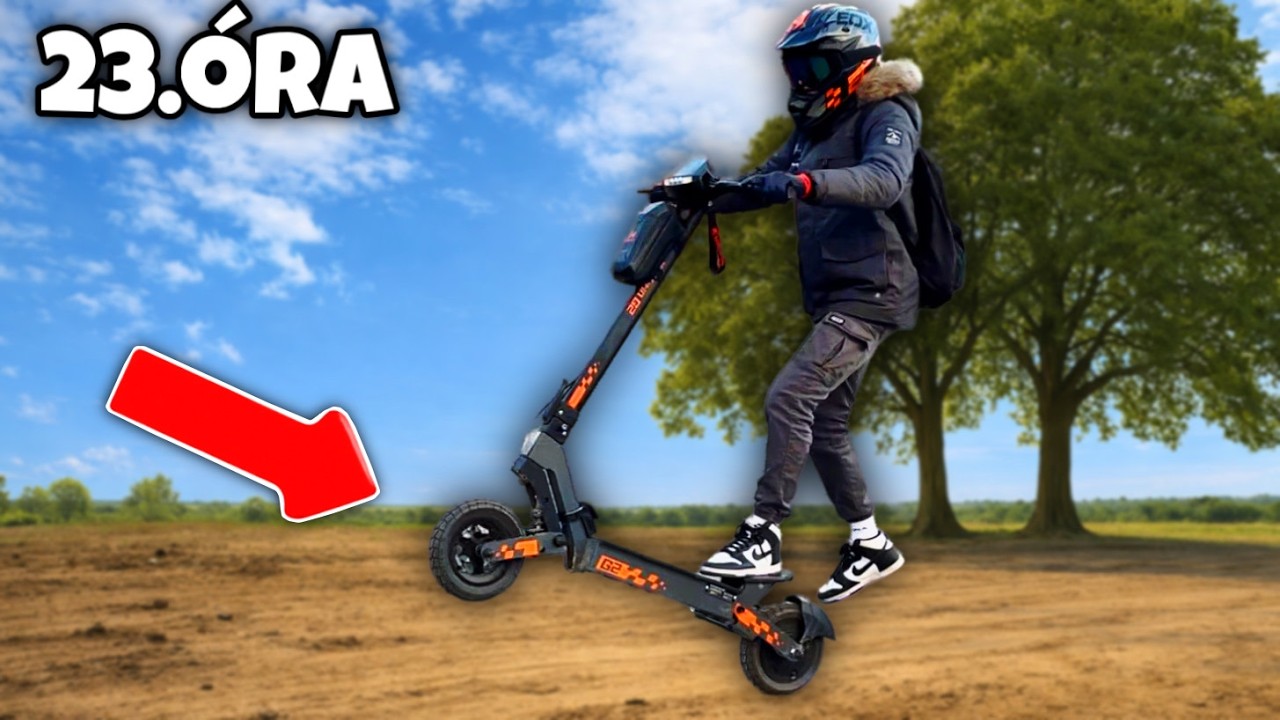 24 ÓRA ALATT megtanultam egykerekezni rollerrel?! 😱🛴🔥