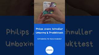 Philips Avent Schnuller Unboxing & Produkttest shorts philips avent schnuller unboxing