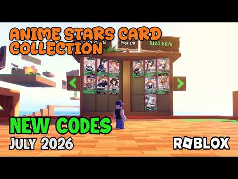 Roblox Anime Stars Card Collection NEW CODES July 2026