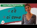 6 learn italian beginners a1 c  ci sono there is  there are