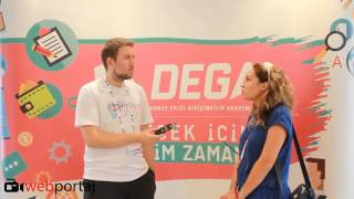 Dega 2.Girişimcilik Yaz Kampı - Gizem Özgün Röportaj Webportaj