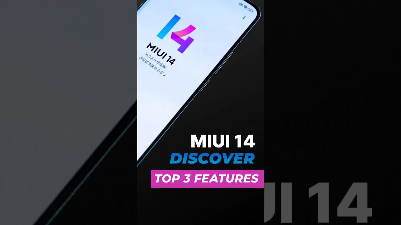 Xiaomi MIUI 14: Top 3 New Features you must Discover #xiaomi #viral #shorts